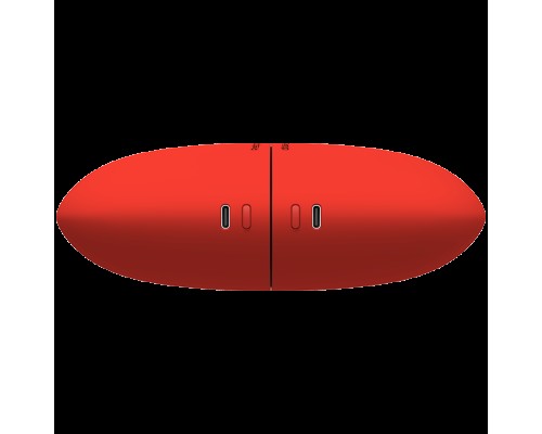 Портативная аккустика Prestigio Supreme, 2-in-1 bluetooth speakers with magnets, TWS, 1000mAH battery, with Type-C port,  Type-C to USB Cable 1.5M, Dimension 69*96*65mm, red color.