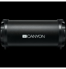 Портативная аккустика CANYON BSP-5 Bluetooth Speaker, BT V4.2, Jieli AC6905A, TF card support, 3.5mm AUX, micro-USB port, 1500mAh polymer battery, Black, cable length 0.6m, 179.4*79.7*82mm, 0.461kg                                                     