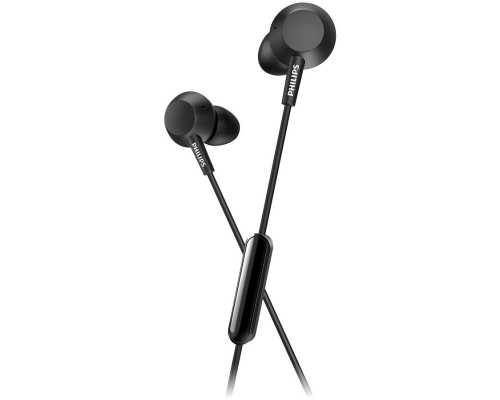 Наушники Philips Headset with microphone TAE4105 black