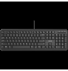 Клавиатура wired keyboard with Silent switches ,105 keys,black, 1.5 Meters cable length,Size 442*142*17.5mm,460g,RU layout                                                                                                                                