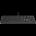Клавиатура wired keyboard with Silent switches ,105 keys,black, 1.5 Meters cable length,Size 442*142*17.5mm,460g,RU layout