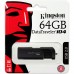 Флеш-накопитель KINGSTON 64GB USB 2.0 DataTraveler 104