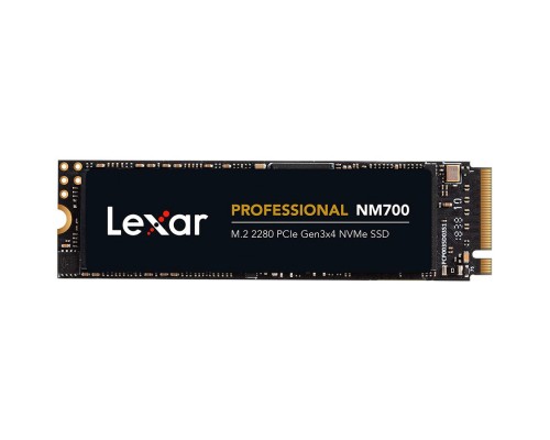 Внутренний накопитель LEXAR NM700 256GB SSD, M.2, PCIe Gen3x4, up to 3500 MB/s read and 1200 MB/s write EAN: 843367111190