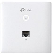 Точка доступа Omada AC1200 wireless MU-MIMO Gigabit wall-plate Access Point, 1 Gigabit downlink port, 1 gigabit uplink port, 802.3af/at PoE in, wall plate mounting, support standalone mode and controlled by Omada SDN controller (Software/hardware/Clo