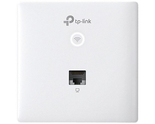 Точка доступа Omada AC1200 wireless MU-MIMO Gigabit wall-plate Access Point, 1 Gigabit downlink port, 1 gigabit uplink port, 802.3af/at PoE in, wall plate mounting, support standalone mode and controlled by Omada SDN controller (Software/hardware/Clo