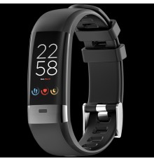 Смарт-часы Smart Band, colorful 0.96inch TFT, ECG+PPG function,  IP67 waterproof, multi-sport mode, compatibility with iOS and android, battery 105mAh, Black, host: 55*19.5*12mm, strap: 18wide*240mm, 24g                                               