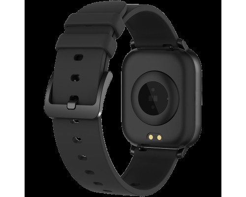 Смарт-часы Smart watch, 1.3inches TFT full touch screen, Zinic+plastic body, IP67 waterproof, multi-sport mode, compatibility with iOS and android, black body with black silicon belt, Host: 43*37*9mm, Strap: 230x20mm, 45g