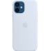 Силиконовый чехол iPhone 12 mini Silicone Case with MagSafe - Cloud Blue