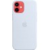 Силиконовый чехол iPhone 12 mini Silicone Case with MagSafe - Cloud Blue