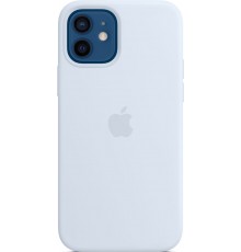 Силиконовый чехол iPhone 12 | 12 Pro Silicone Case with MagSafe - Cloud Blue                                                                                                                                                                              