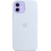 Силиконовый чехол iPhone 12 | 12 Pro Silicone Case with MagSafe - Cloud Blue