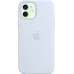 Силиконовый чехол iPhone 12 | 12 Pro Silicone Case with MagSafe - Cloud Blue