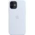 Силиконовый чехол iPhone 12 | 12 Pro Silicone Case with MagSafe - Cloud Blue