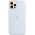 Силиконовый чехол iPhone 12 | 12 Pro Silicone Case with MagSafe - Cloud Blue