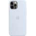 Силиконовый чехол iPhone 12 | 12 Pro Silicone Case with MagSafe - Cloud Blue