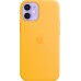 Силиконовый чехол iPhone 12 mini Silicone Case with MagSafe - Sunflower