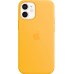 Силиконовый чехол iPhone 12 mini Silicone Case with MagSafe - Sunflower