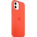 Силиконовый чехол iPhone 12 | 12 Pro Silicone Case with MagSafe - Electric Orange