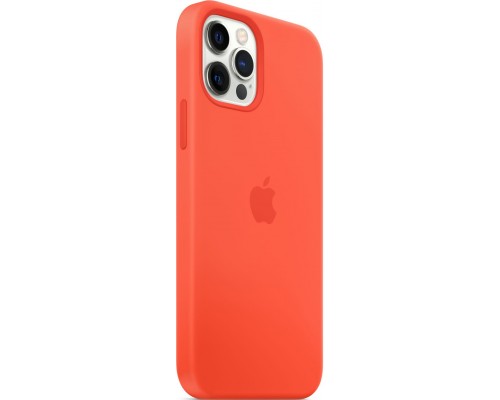 Силиконовый чехол iPhone 12 | 12 Pro Silicone Case with MagSafe - Electric Orange