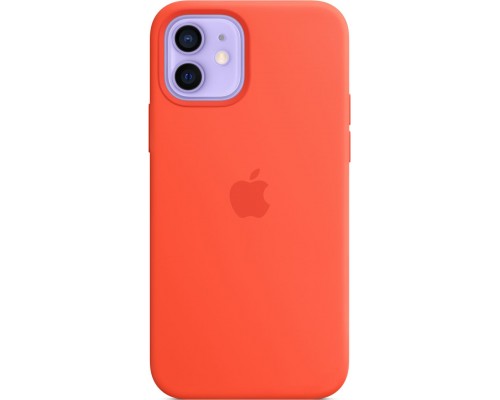 Силиконовый чехол iPhone 12 | 12 Pro Silicone Case with MagSafe - Electric Orange