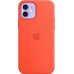 Силиконовый чехол iPhone 12 | 12 Pro Silicone Case with MagSafe - Electric Orange