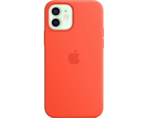 Силиконовый чехол iPhone 12 | 12 Pro Silicone Case with MagSafe - Electric Orange