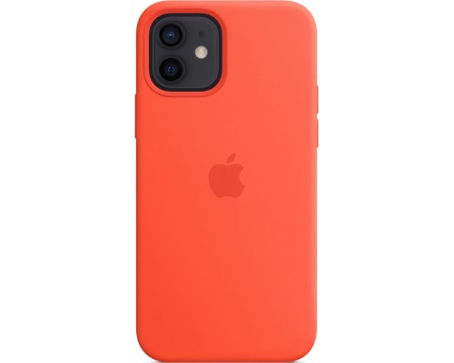 Силиконовый чехол iPhone 12 | 12 Pro Silicone Case with MagSafe - Electric Orange