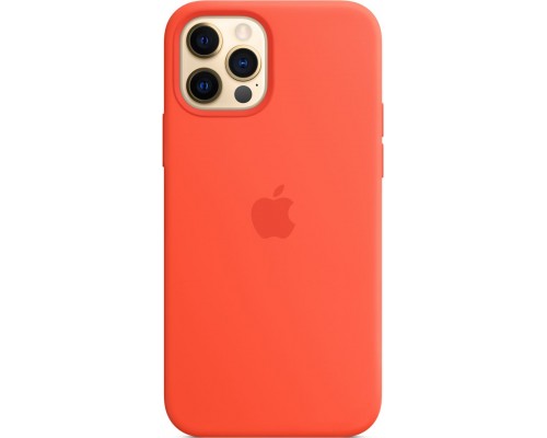 Силиконовый чехол iPhone 12 | 12 Pro Silicone Case with MagSafe - Electric Orange