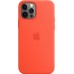 Силиконовый чехол iPhone 12 | 12 Pro Silicone Case with MagSafe - Electric Orange