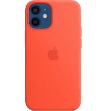 Силиконовый чехол iPhone 12 mini Silicone Case with MagSafe - Electric Orange                                                                                                                                                                             