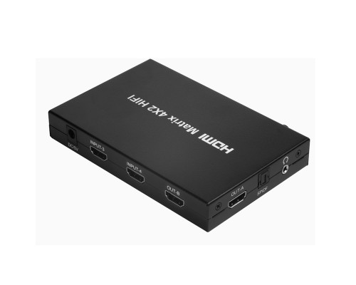 Матричный переключатель Greenconnect HDMI 4 к 2 серия Greenline GL-v402A