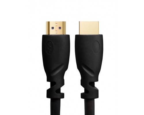 Кабель Greenconnect 3.0m HDMI версия 1.4, черный, OD7.3mm, 30/30 AWG, позолоченные контакты, Ethernet 10.2 Гбит/с, 3D, 4K, GCR-HM310-3.0m, экран