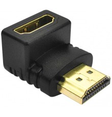 Переходник Greenconnect HDMI-HDMI  19M / 19F верхний угол, GCR-CV304                                                                                                                                                                                      