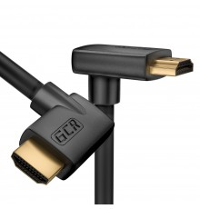 Кабель GCR 2.0m HDMI 2.0, M правый угол/M верхний угол, черный нейлон, HDR 4:2:2, Ultra HD, 4K 60 fps 60Hz/5K*30Hz, 3D, AUDIO, 18.0 Гбит/с, 28/28 AWG, GCR-53289                                                                                          