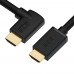 Кабель GCR 2.0m HDMI 2.0, M/M правый угол, черный нейлон, HDR 4:2:2, Ultra HD, 4K 60 fps 60Hz/5K*30Hz, 3D, AUDIO, 18.0 Гбит/с, 28/28 AWG, GCR-53297