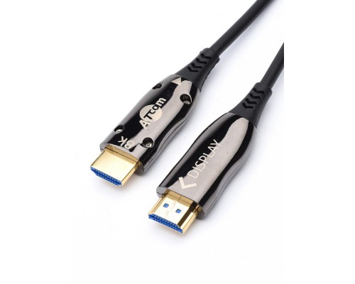 Кабель HDMI 40 м (HIGH speed, Metal gold,  Optical) 8K VER 2.1