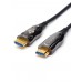 Кабель HDMI 15 м (HIGH speed, Metal gold,  Optical) 8K VER 2.1