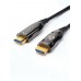 Кабель HDMI 15 м (HIGH speed, Metal gold,  Optical) 8K VER 2.1