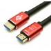 Кабель HDMI 30 m (Red/Gold, в пакете)  VER 2.0