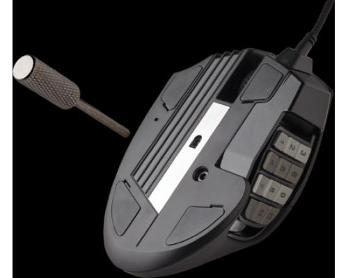 Игровая мышь Corsair Gaming™ SCIMITAR RGB ELITE, MOBA/MMO Gaming Mouse, Black, Backlit RGB LED, 18000 DPI, Optical (EU version)