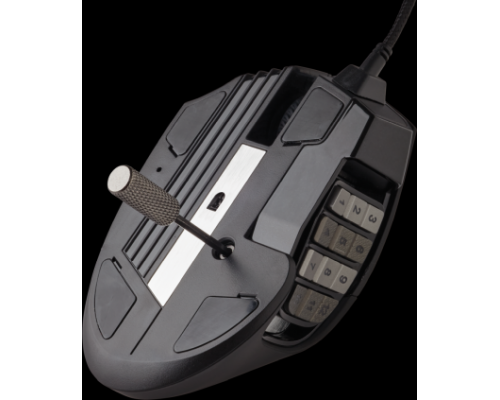 Игровая мышь Corsair Gaming™ SCIMITAR RGB ELITE, MOBA/MMO Gaming Mouse, Black, Backlit RGB LED, 18000 DPI, Optical (EU version)