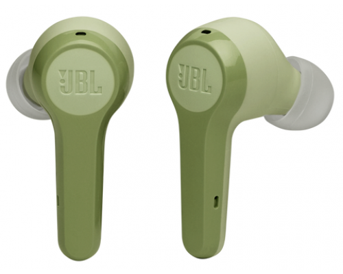 Гарнитура JBL T215 TWS наушники внутриканальные с микрофоном: BT 5.0, до 5 часов, цвет зеленый