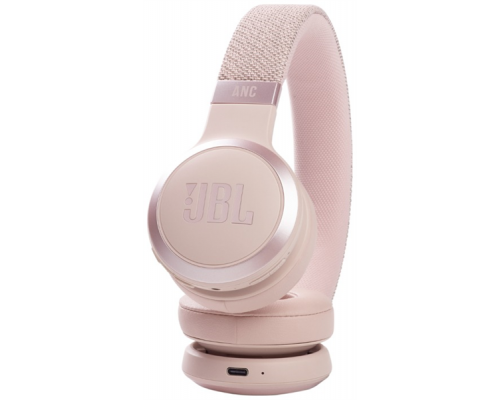 Гарнитура JBL Live 460NC наушники накладные с микрофоном: BT 5.0, до 50 часов, 1.2м, цвет розовый