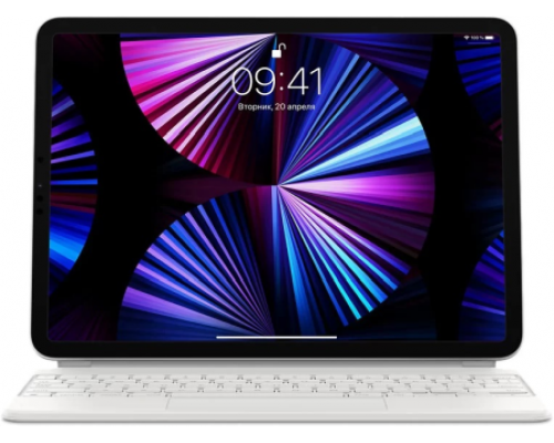 Клавиатура с трекпадом Apple Magic Keyboard Folio w.MultiTouch Trackpad for 11-inch iPad Pro 1-3 gen., iPad Air 4-gen. Russian - White Клавиатура с трекпадом Apple Magic Keyboard Folio w.MultiTouch Trackpad for 11-inch iPad Pro 1-3 gen., iPad Air 4-gen. Russian - White