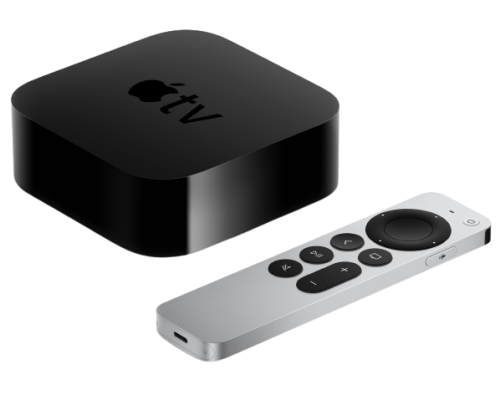 Медиаплеер Apple TV 4K (2021): 64GB SSD, A12 2.49GHz , HDTV 2160p, 1Gb Eth, WiFi 6 (802.11ax), BT 5.0, HDMI 2.1 (mod. A2169), Remote 2-gen.