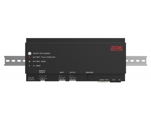 Источник бесперебойного питания Powercom DRU 500VA/300W, DIN Rail, 230V, RS-232, 2 year warranty (1114005)