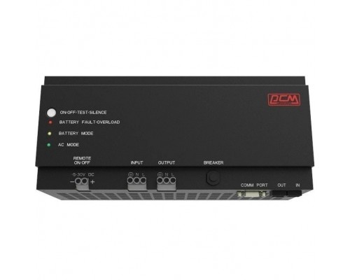 Источник бесперебойного питания Powercom DRU 500VA/300W, DIN Rail, 230V, RS-232, 2 year warranty (1114005)