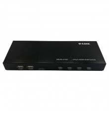 Переключатель KVM D-Link DKVM-410H/A2A, 4-портовый с портами HDMI и USB                                                                                                                                                                                   