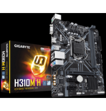 Материнская плата GIGABYTE H310M H 1.0 LGA1151 H310 PCI-E Dsub GbLAN SATA 2DDR4 MicroATX                                                                                                                                                                  