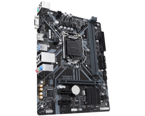 Материнская плата GIGABYTE H310M H 1.0 LGA1151 H310 PCI-E Dsub GbLAN SATA 2DDR4 MicroATX